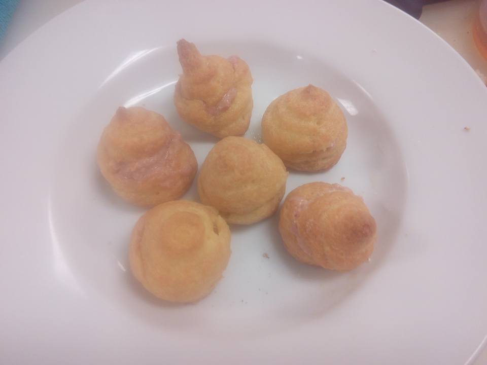 DIY Chicken mousse Profiteroles